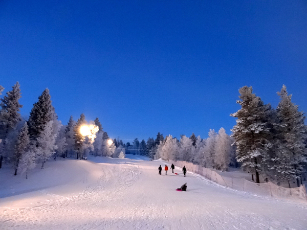 toboggan lapland