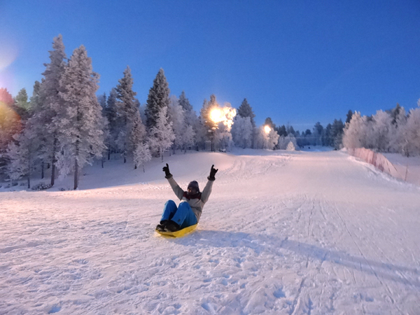 toboggan run finland