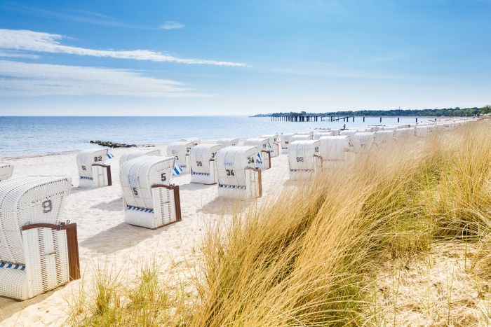 View from a dune at Beach Chairs