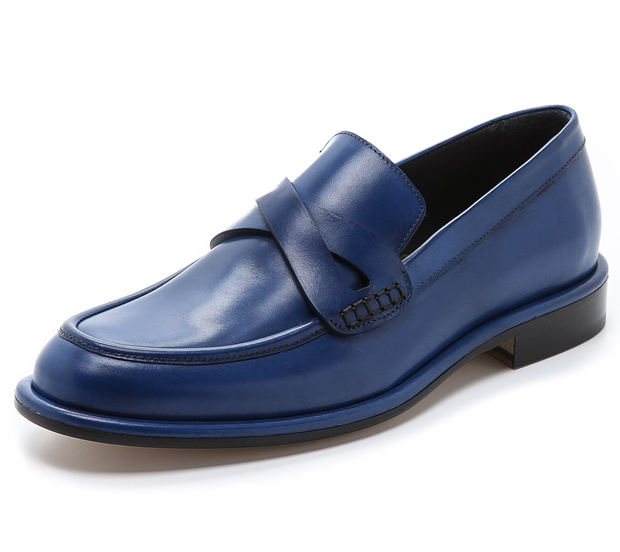 viktor and rolf loafers blue