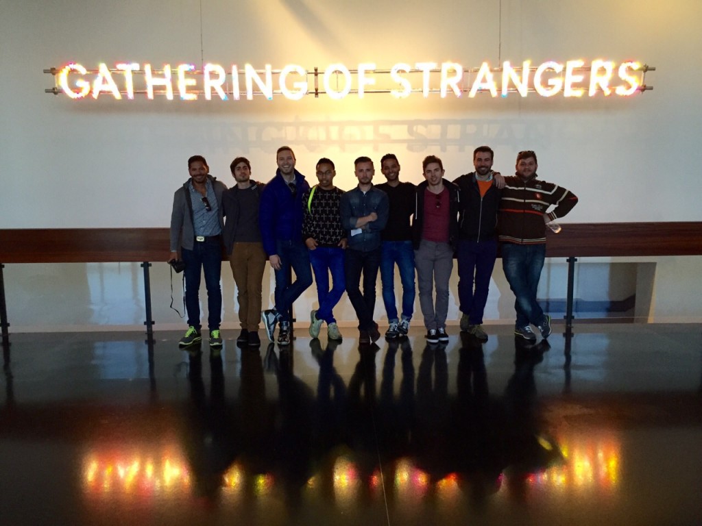 gathering of strangers