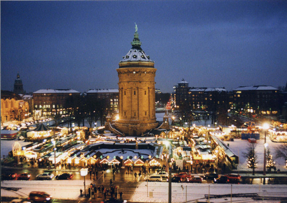 German Christmas Market Tour Part 2 Mannheim Dream Euro Trip